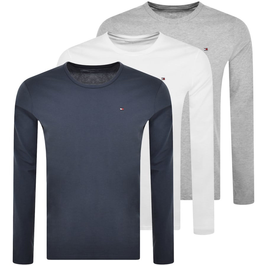 Tommy Hilfiger 3 Pack Long Sleeve T Shirts Mainline Menswear United States